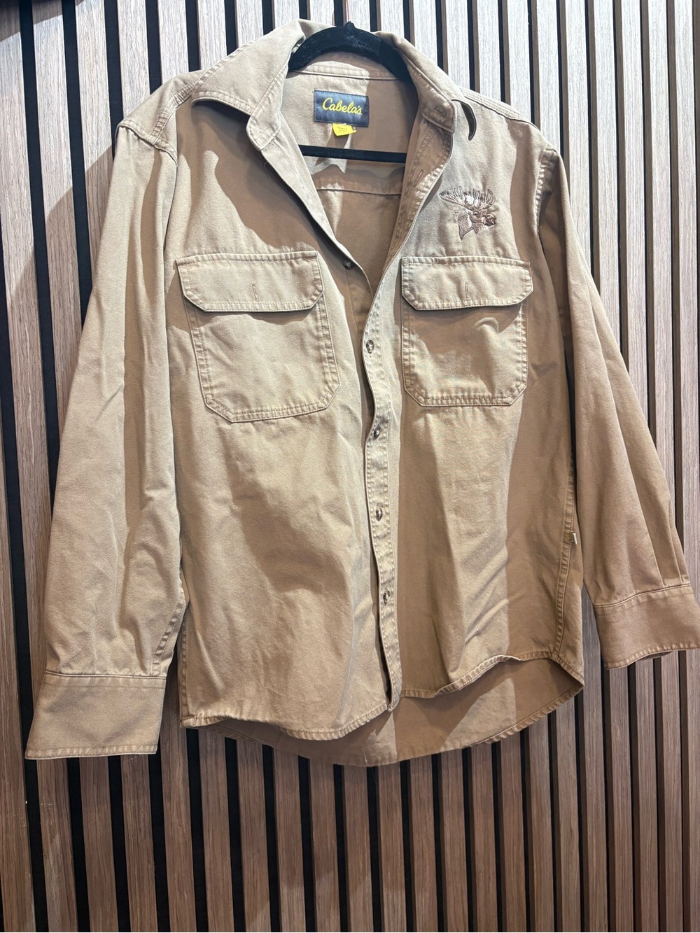 Cabela's Men's Tan Lightweight Shirt Jacket